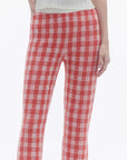 Gingham Flare Pant