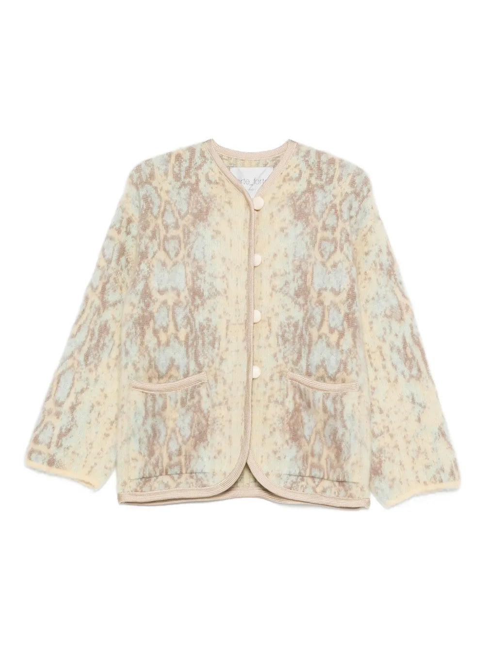 Alpaca Jacquard Short Coat | A local dress shop | Sartina