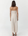 Canvas Pleat Cocoon Dress
