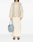 Alpaca Jacquard Short Coat