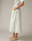 Mimi Calf Chanderi Skirt