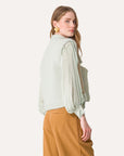 Natte Tweed Boucle Knit Vest