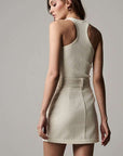 Violet Knit Tank