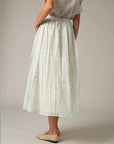 Mimi Calf Chanderi Skirt