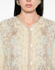 Alpaca Jacquard Short Coat