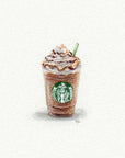 Starbucks Cup Watercolor Painting - Art Print