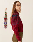 Artemis Plum Fairisle Shirt