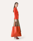 Leather Shopper Bag