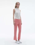 Gingham Flare Pant