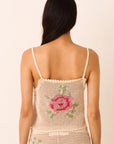 Elide Coral Rose Top