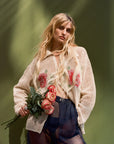 Alix of Bohemia Emery Rosa Crochet Shirt