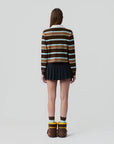 Cropped Stripe Rugby