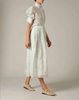 Mimi Calf Chanderi Skirt