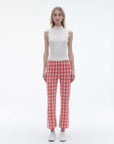 Gingham Flare Pant