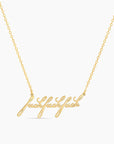 Fuck Script Necklace