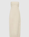Canvas Pleat Cocoon Dress