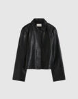 Leather Minimal Jacket