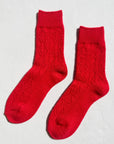 Cashmere Pointelle Socks