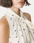 top in glitter taffeta