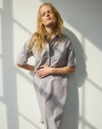 Short Sleeve Shirt Dress