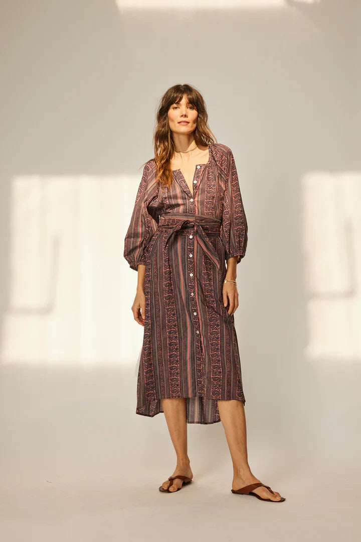 Alex Midi Dress with Sash | A local dress shop