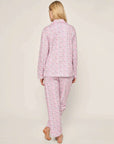 Petite Plum Women's Long Sleeve Pajamas-Back VIew