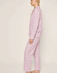 Petite Plum Women's Long Sleeve Pajamas-Side View