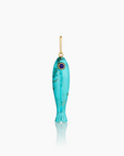 Fortuna Howlite Fish Charm