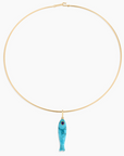 Fortuna Howlite Fish Charm