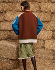 Lasso Patchwork Knit Sweater