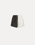Colour Block Linen Short