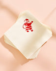 Holly Jolly Santa Paper Beverage Napkin - Set of 20