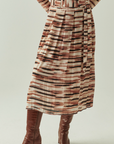 exquise elina patterned skirt