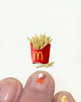 McDonald's French Fries Miniature Watercolor Painting - Art Print