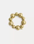 Brass Pearl Bracelet