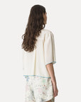 Habotai Silk Embroidered Shirt