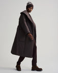 Ana Long Wrap Coat