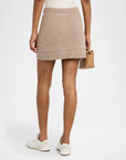 Cashmere Wool Mini Skirt