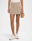 Cashmere Wool Mini Skirt