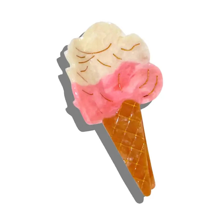 Hand-Painted Gelato Claw Hair Clip | Eco-Friendly