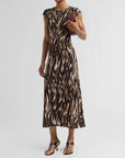 Miranda Dress in Printed Jersey