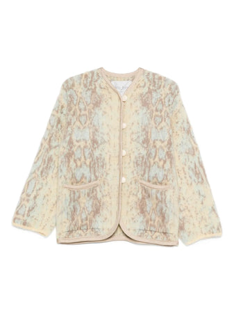 Alpaca Jacquard Short Coat | A local dress shop | Sartina