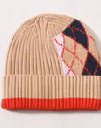 Luxe Cashmere Argyle Beanie