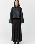 Leather Minimal Jacket