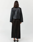 Leather Minimal Jacket