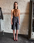 Paperbag Denim Short