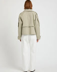 Yasmin Cropped Trench