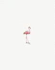 Pink Flamingo Miniature Watercolor Painting - Art Print