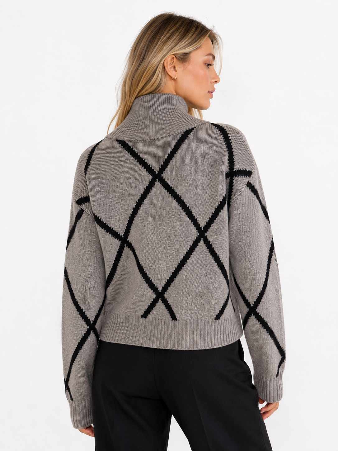 Mockneck Sweater 1/1 Fresh Pepper 46