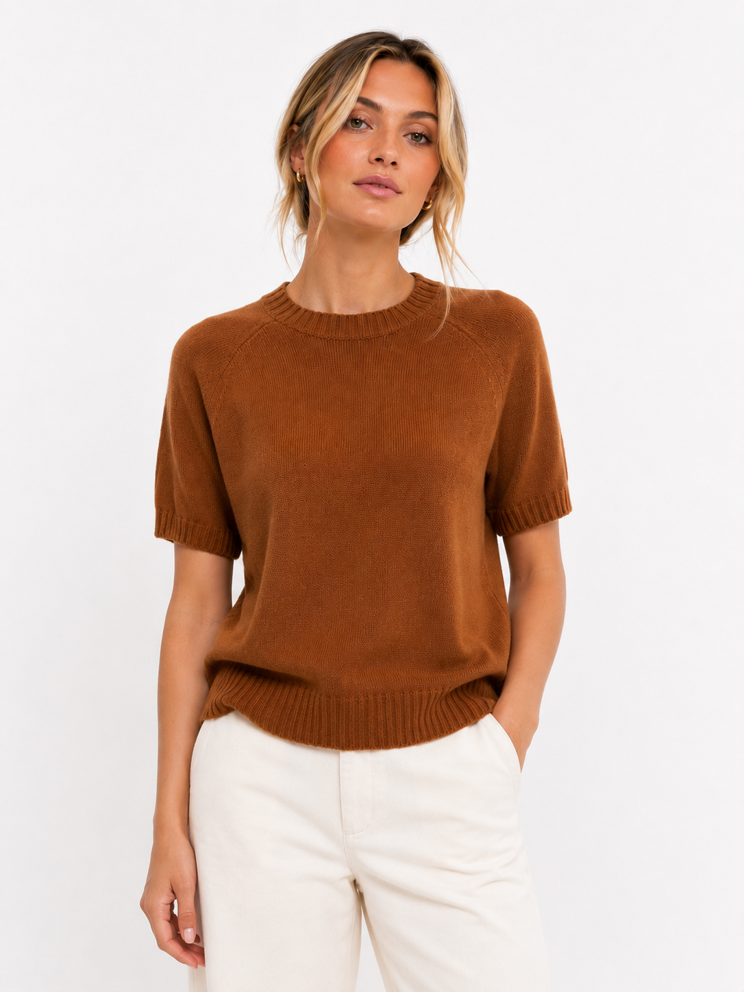 RD Sweater 1/4 Cinnamon Tea